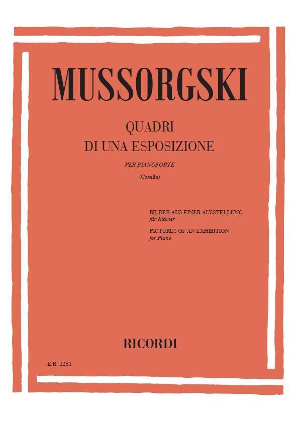 Quadri Di Un'Esposizione - Per Pianoforte - pro klavír